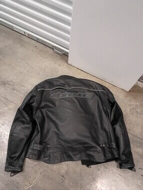 Alpinestars leather Padded Mens  jacket 2XL